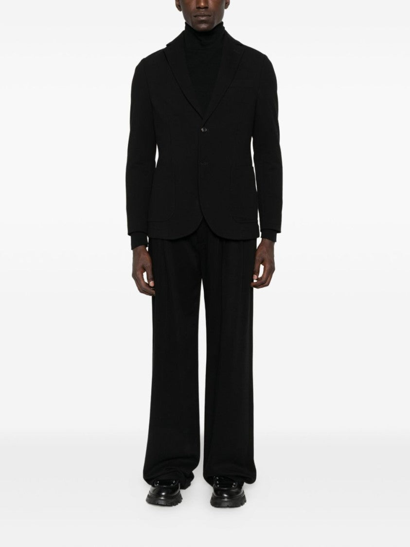 Circolo 1901 Tailored Black Jacket With Two-Button Front