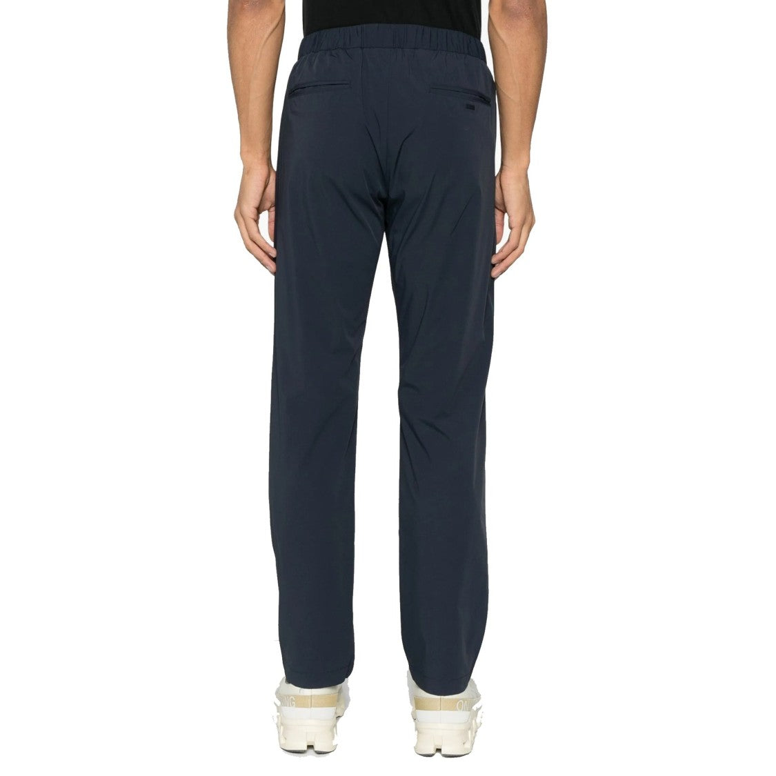 Herno Tapered Trousers With Drawstring Waist