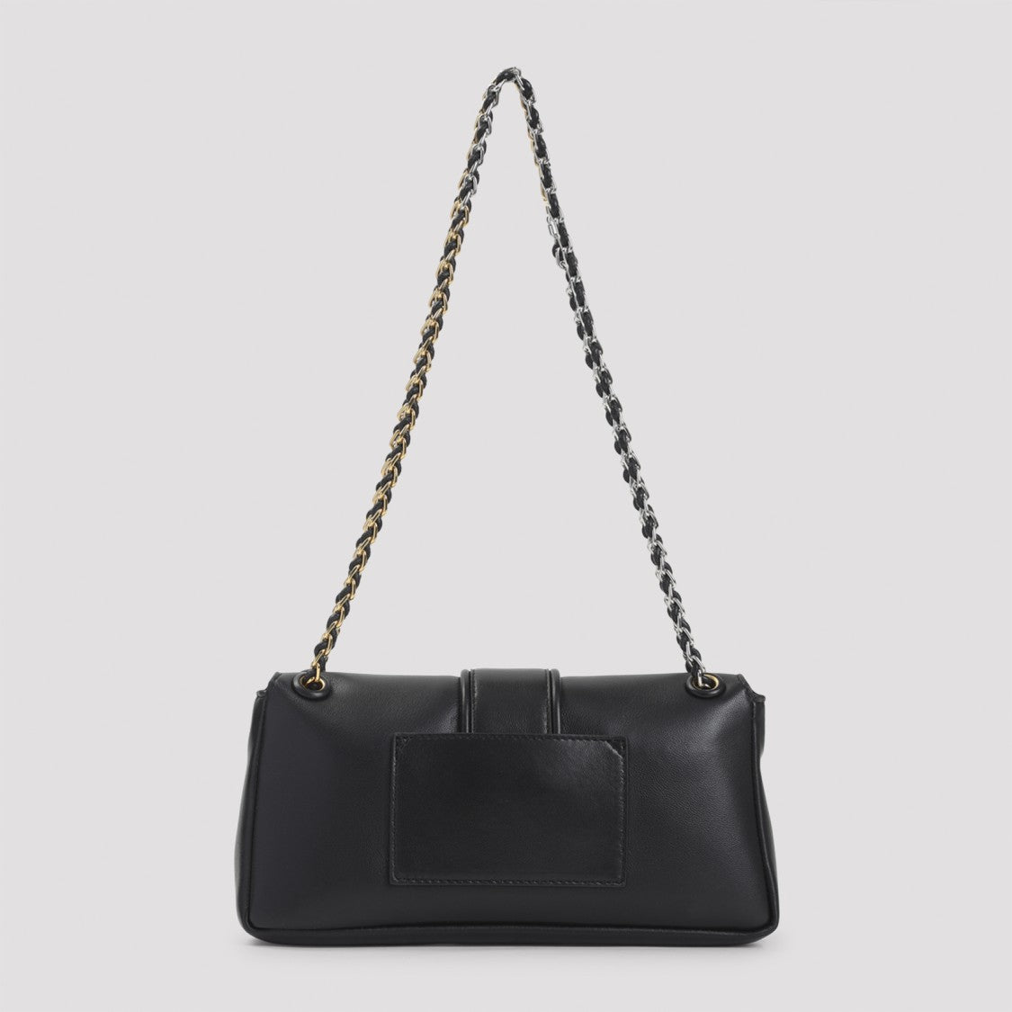 Jacquemus Rectangular Black Lamb Leather Handbag