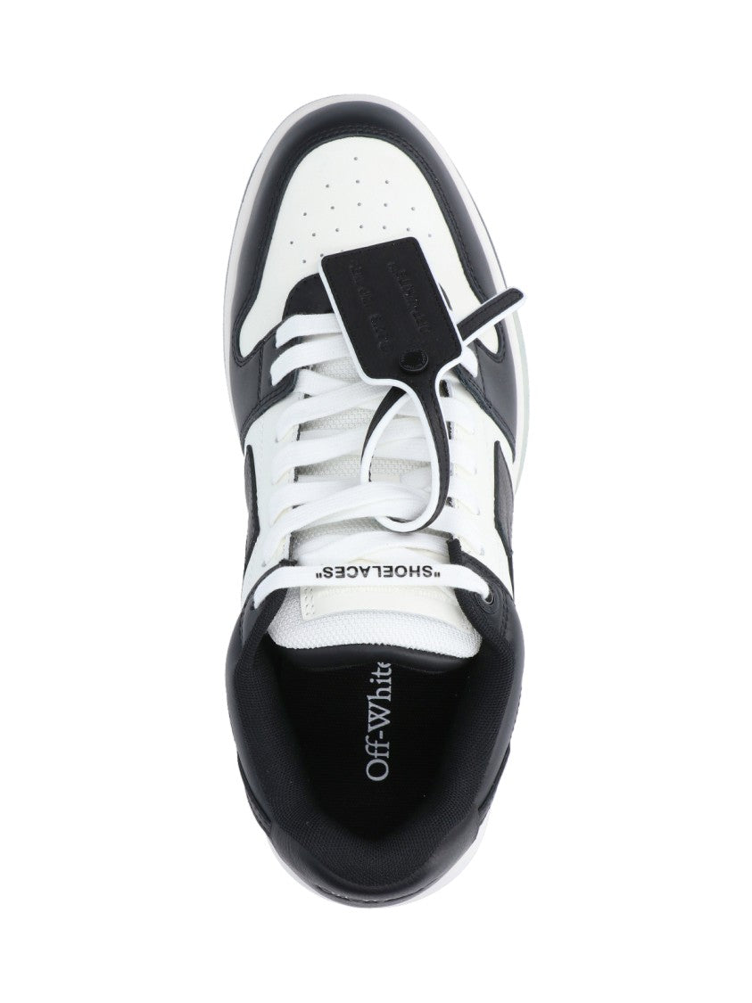 Off-White Color-Block Low-Top Sneakers With Bold Arrow Motifs