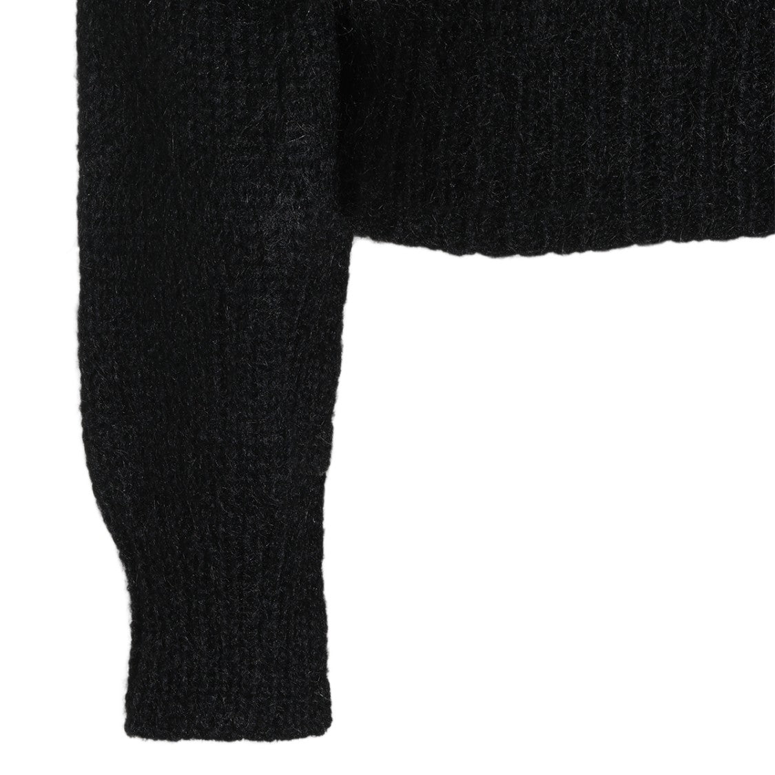 Elisabetta Franchi Textured Ruffle Accent Knit Sweater