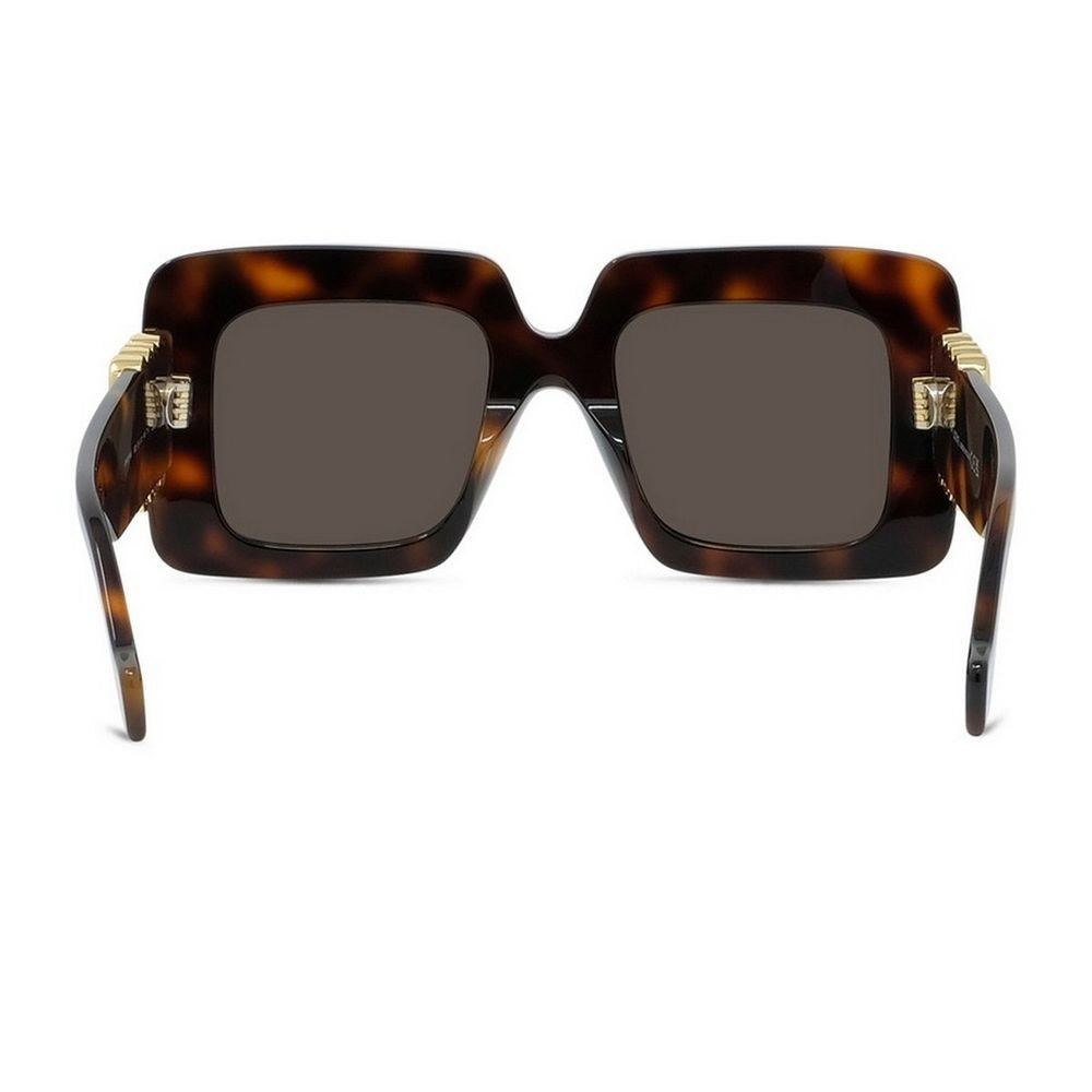 Loewe Anagram Oversized Square Sunglasses With Beveled Edges