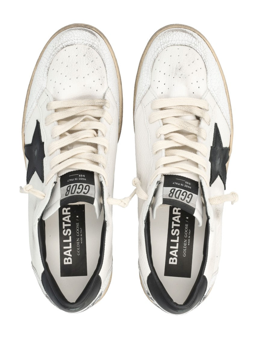 Golden Goose Ball Star White Nappa Leather Sneakers
