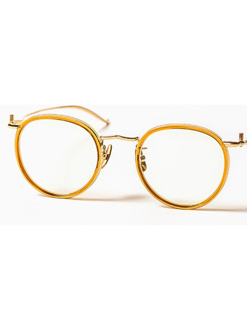 Pine Vibrant Round Optical Frames With High-Quality Metal And Cello-Metallo Composition