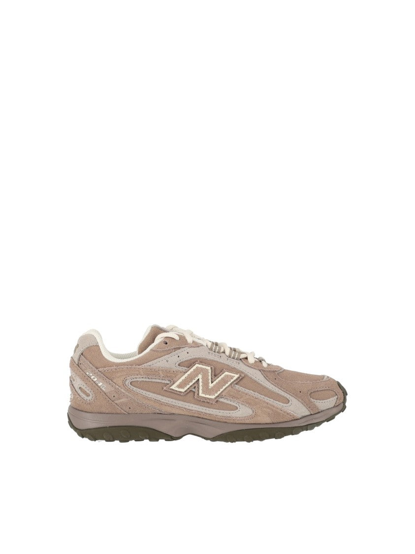 New Balance Green Suede Mesh Low-Top Sneakers