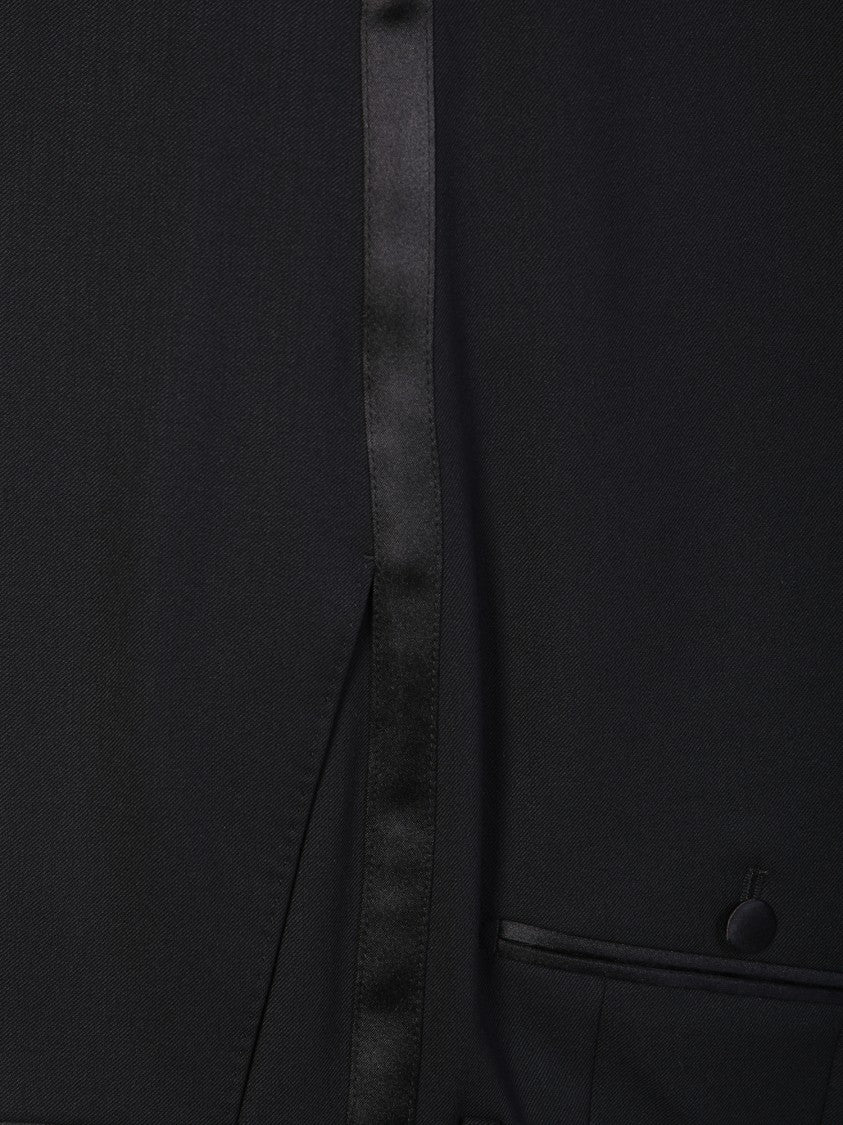 Dolce & Gabbana Black Wool Suits