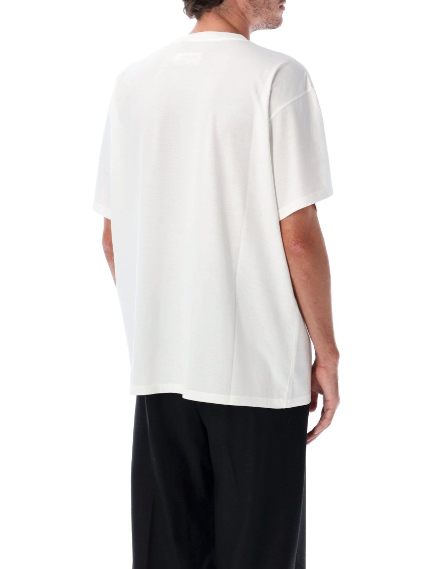 Mm6 By Maison Margiela Loose Minimalist Patch Short-Sleeve T-Shirt