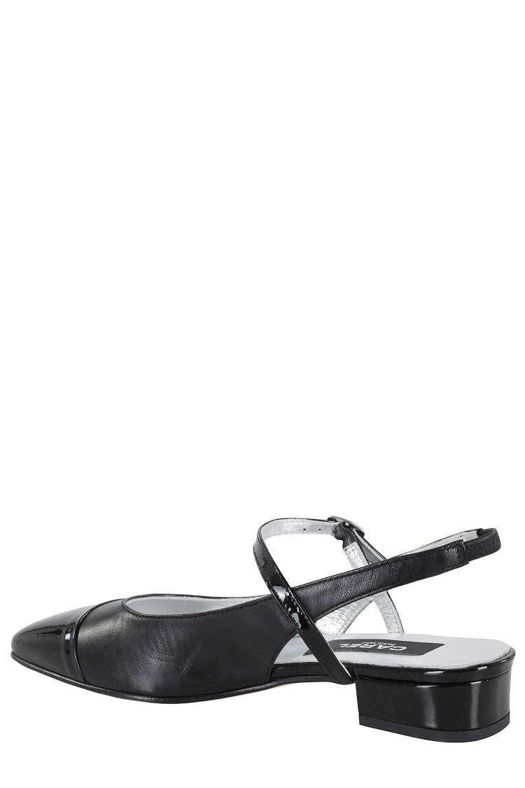 Carel Paris Pointed Toe Slingback Shoe With Adjustable Straps
