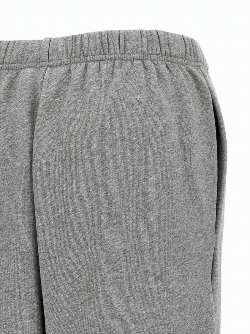 Mm6 By Maison Margiela Heathered Grey Track Pants With Elastic Waistband