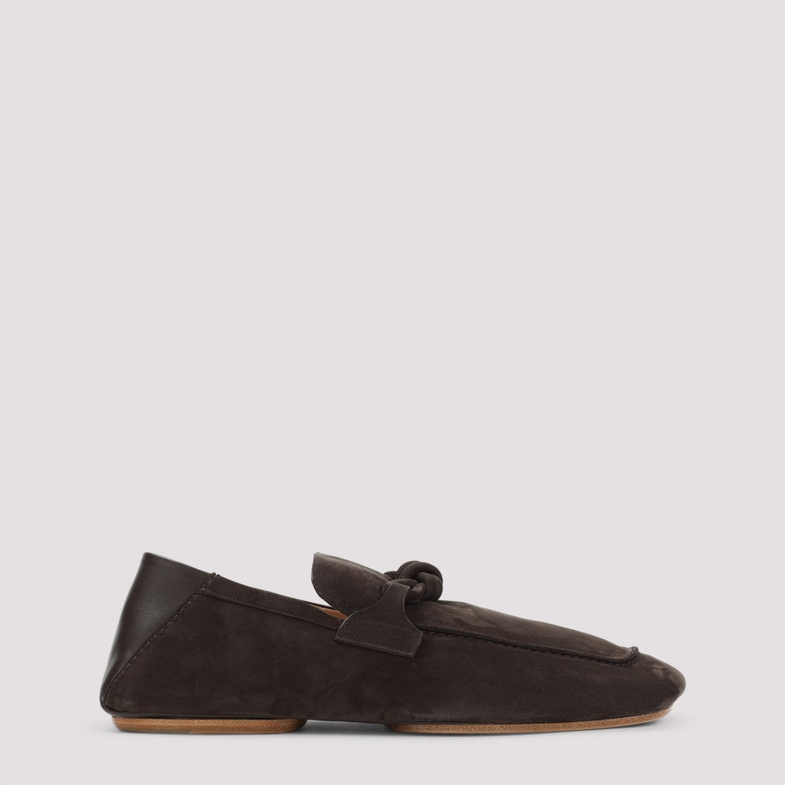 Bottega Veneta Brown Suede Loafers