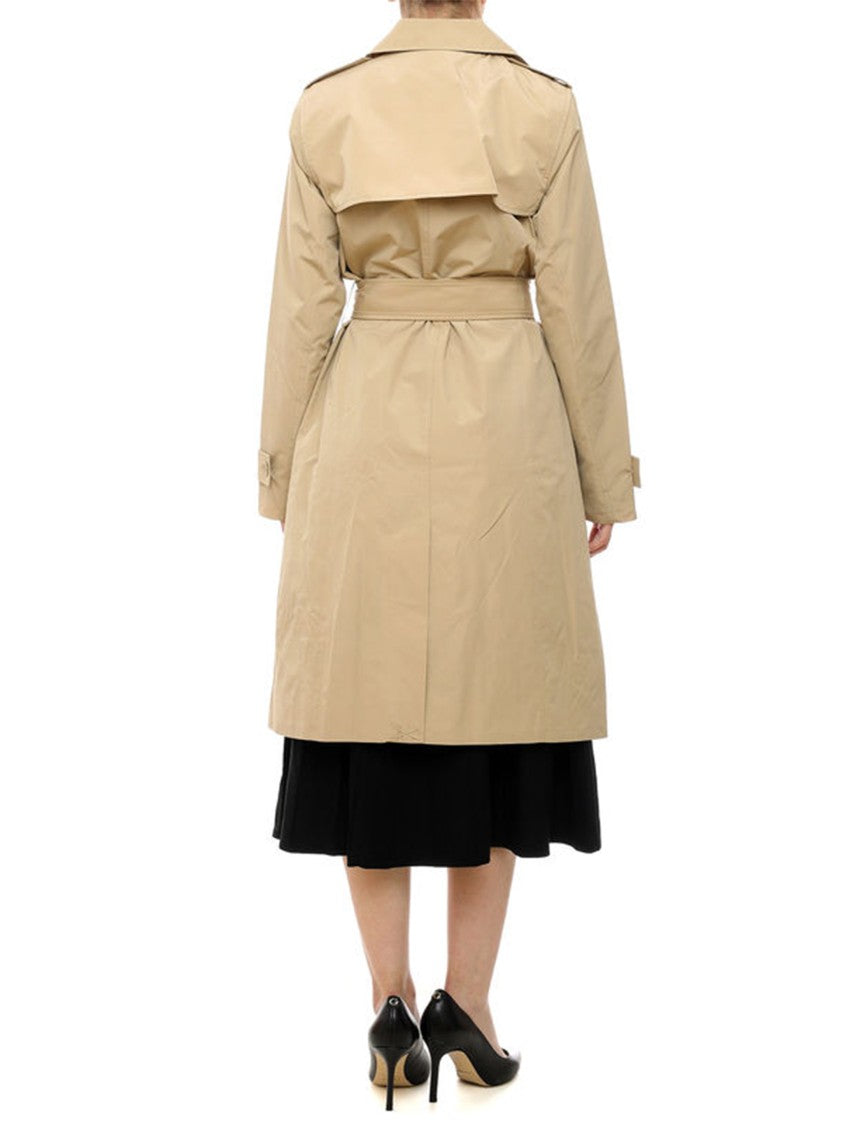 Michael Kors Core Nylon Double-Breasted Classic Trench Coat