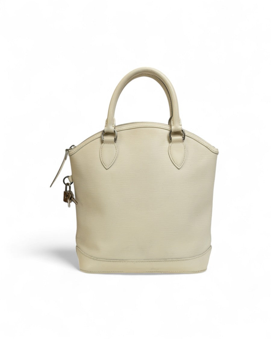 Louis Vuitton Lockit Mm Epi Bianca