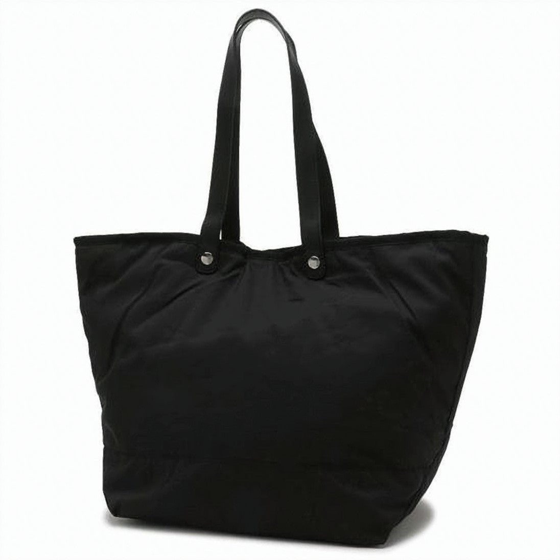 Vivienne Westwood Spacious Black Recycled Polyester Tote Bag With Minimalist Design