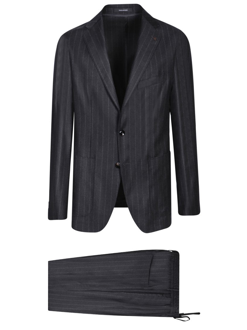 Tagliatore Grey Pinstripe Suit
