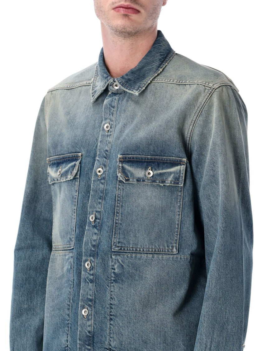 Drkshdw By Rick Owens Denim Outershirt