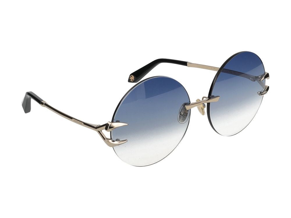 Roberto Cavalli Sunglasses Src006 594B Shiny Light Gold 63/17/140