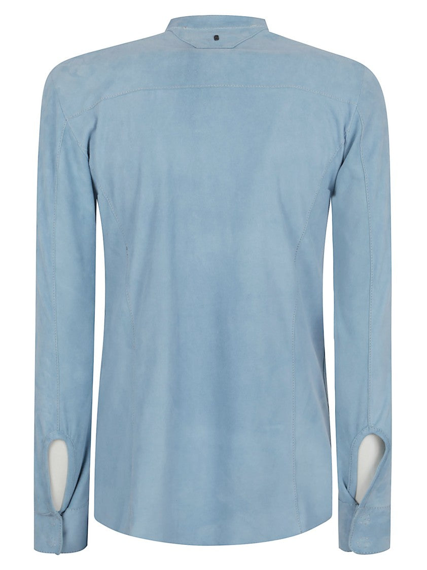 Salvatore Santoro Blue Leather Jacket