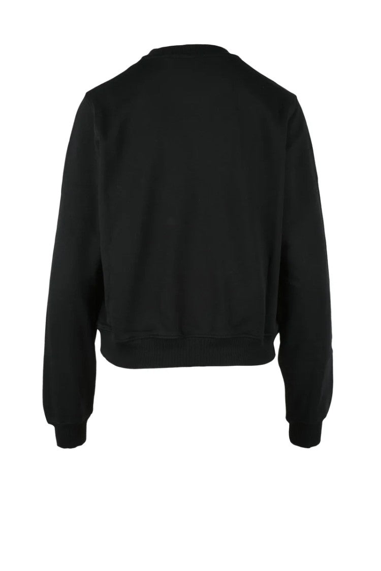 Diesel Black Cotton Sweatshirt