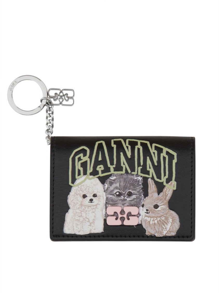 Ganni Bou" Card Holder