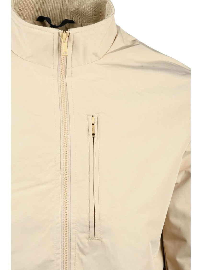 Conte Of Florence Beige Polyester Nylon Jacket