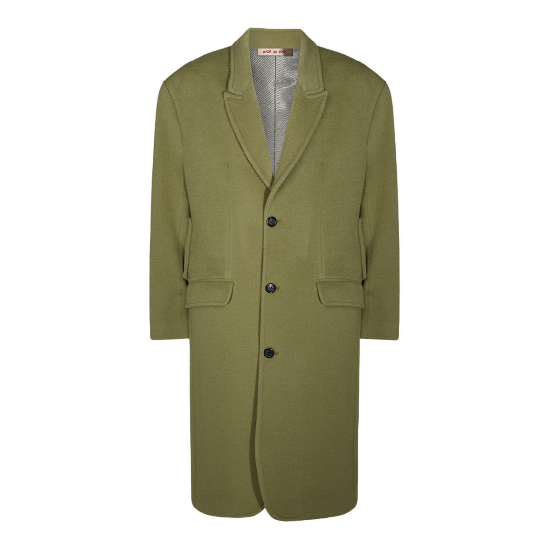 Marni Olive Green Belted Coat