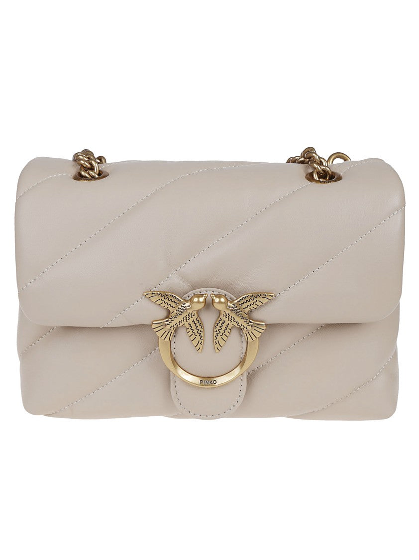 Pinko Love Mini Puff Sheepskin Shoulder Bag