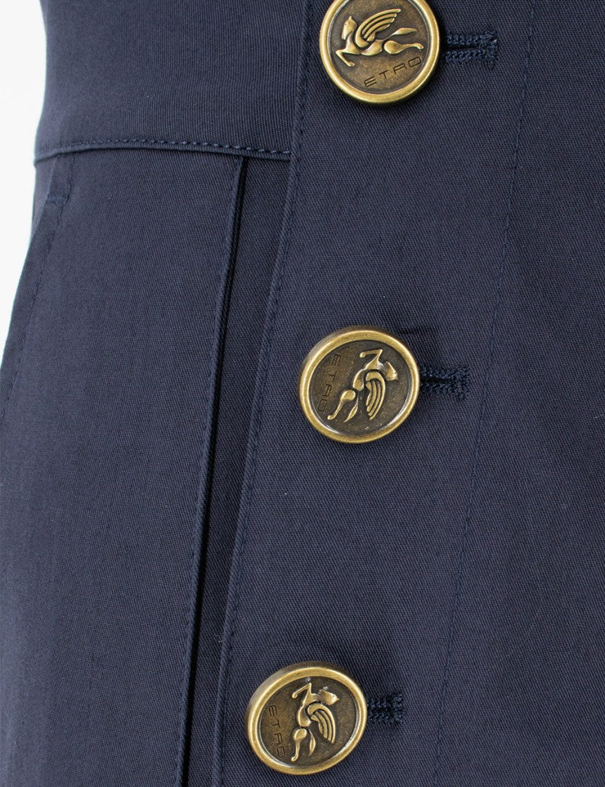 Etro Palace Style Trousers With High Waist