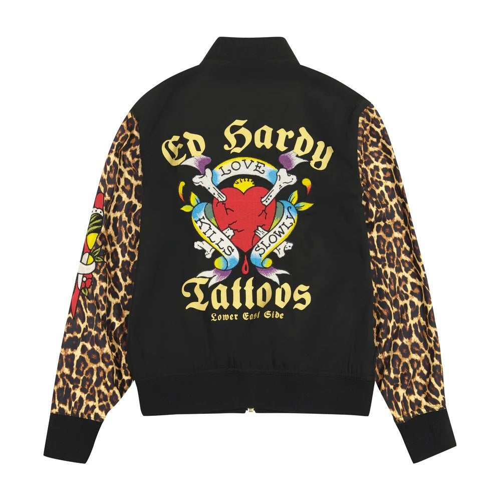 Ed Hardy Tiger Dagger Souvenir Jacket - Ehws7100-1