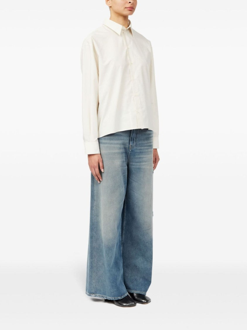Mm6 By Maison Margiela Layered Design Cotton Shirt