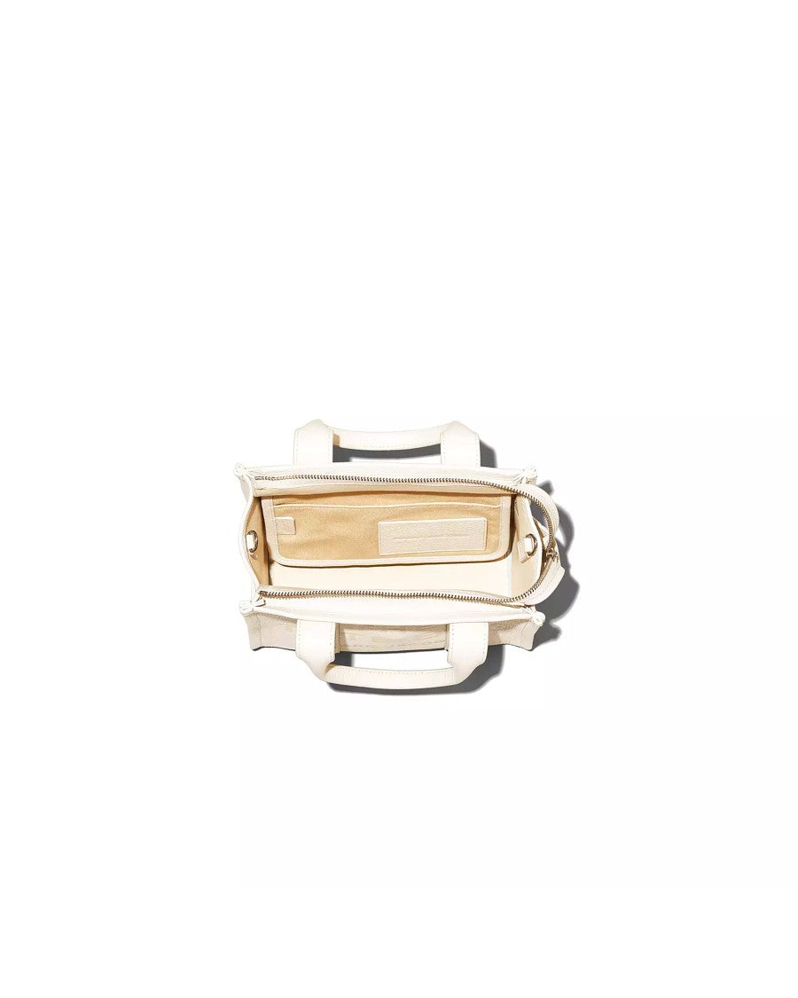 Marc Jacobs Structured Full-Grain Leather Small Tote With Adjustable Strap