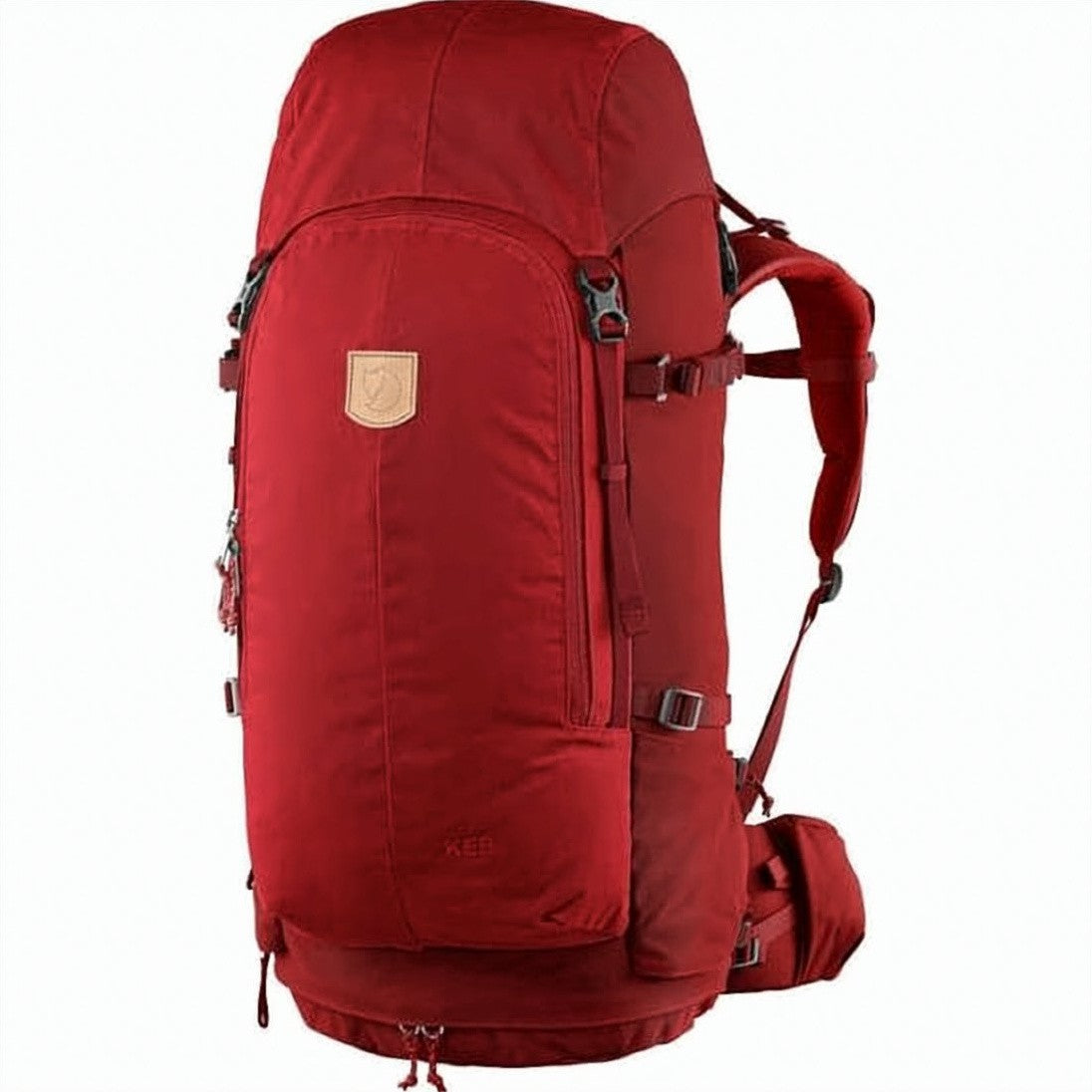 Fjallraven Kanken Streamlined Red Backpack With Multiple Compartments