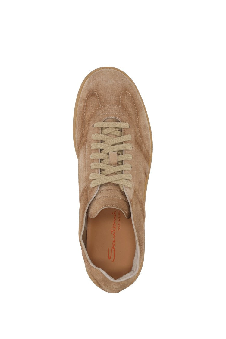 Santoni Olympic Suede Sneakers