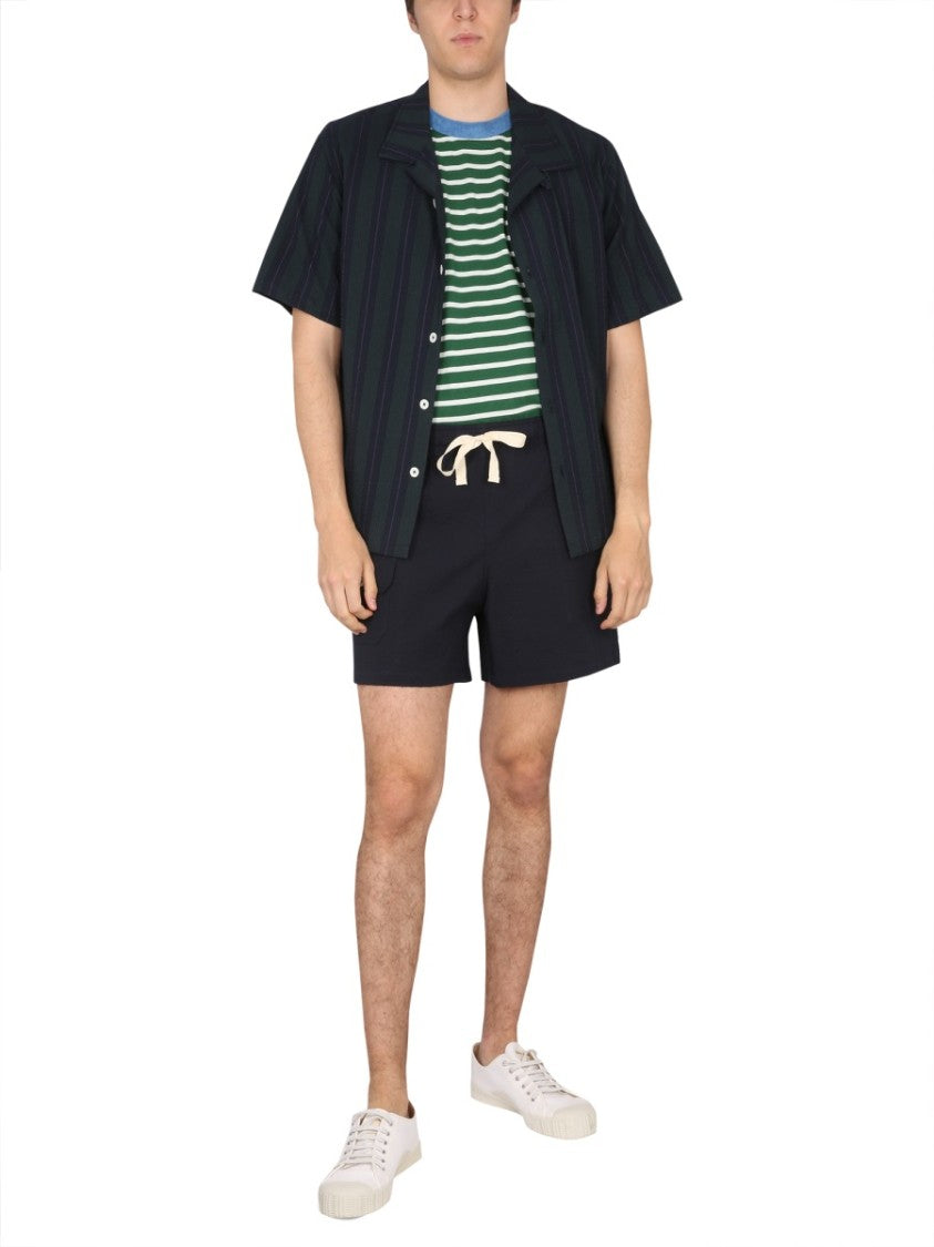 Howlin Striped Short-Sleeved Shirt