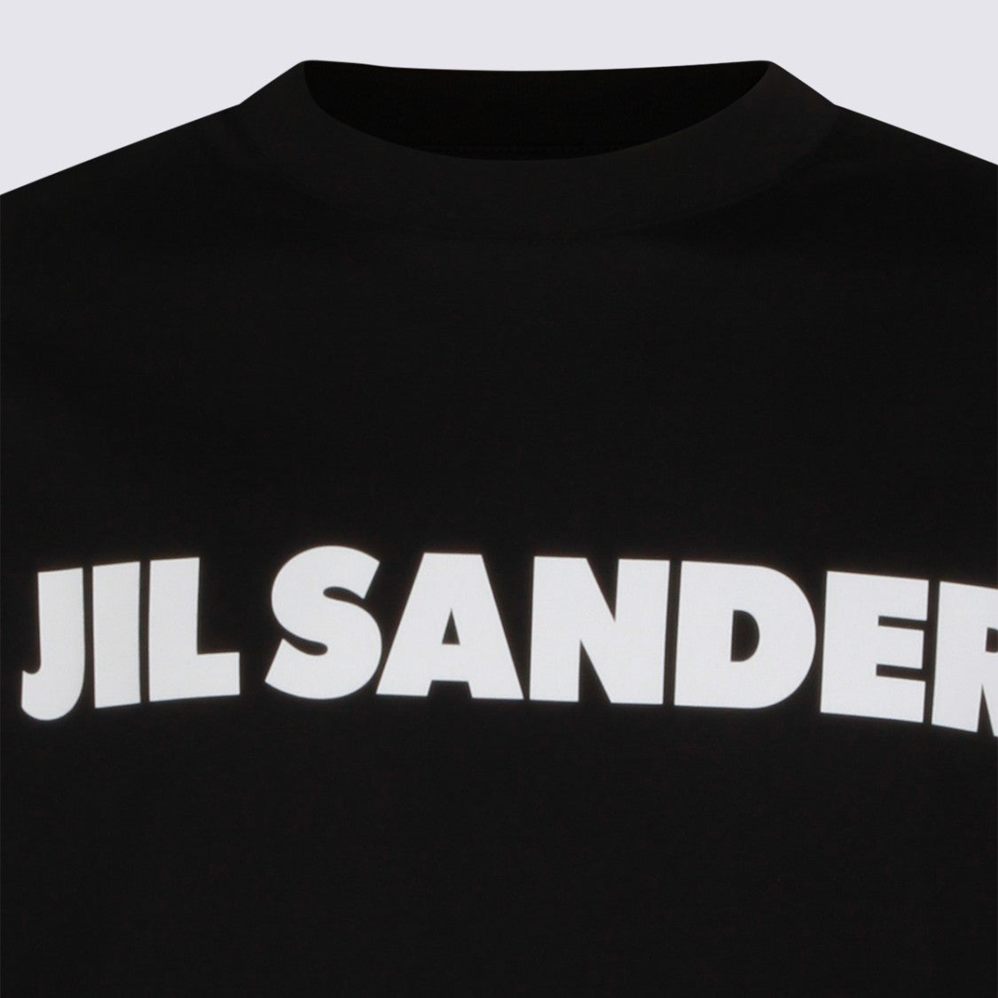 Jil Sander Black Cotton T-Shirt