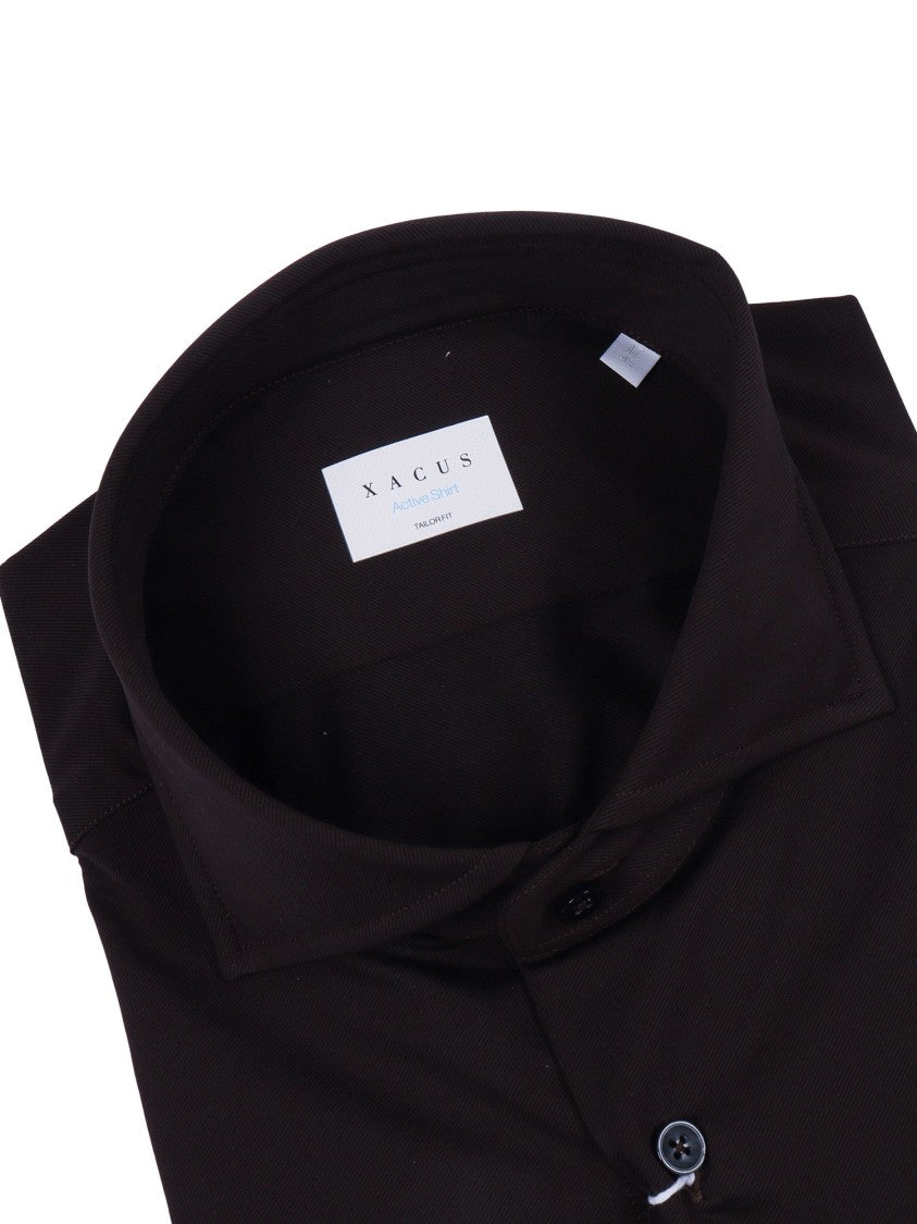 Xacus Tailored Black Classic Casual Shirt