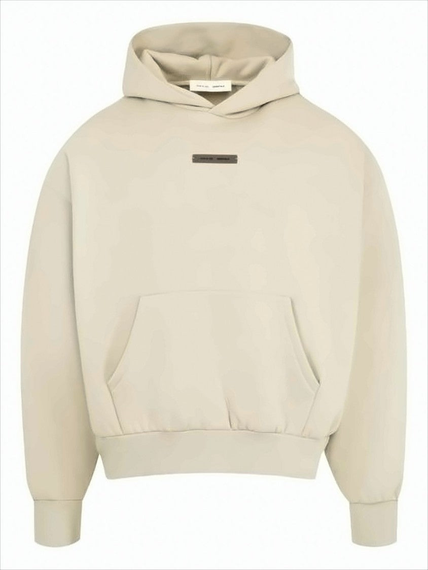Fear Of God Cropped Fleece Hoodie With Kangaroo Pocket