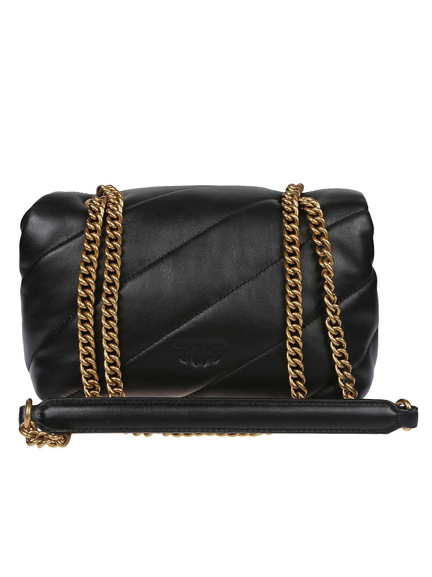 Pinko Love Mini Puff Sheepskin Shoulder Bag