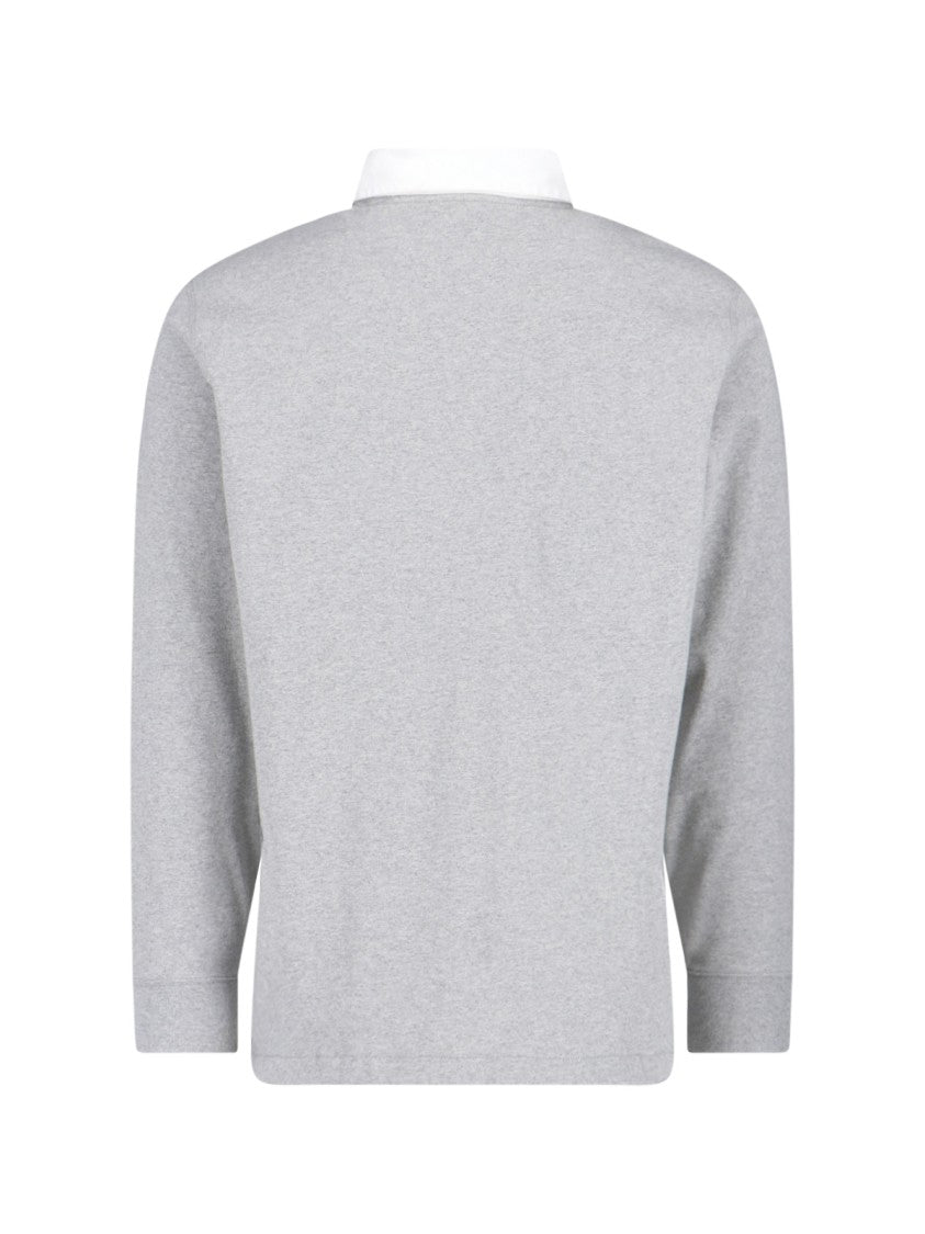 Polo Ralph Lauren Classic Grey T-Shirt With Round Neckline