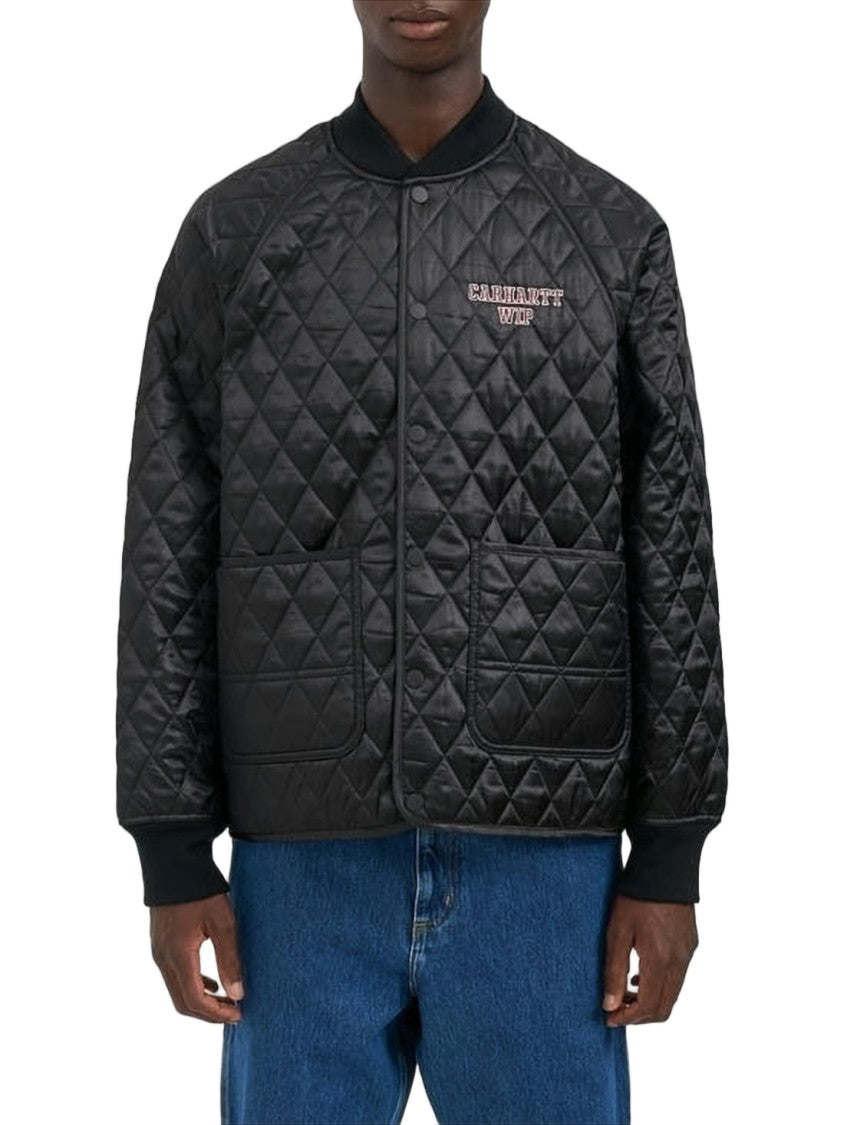 Carhartt Wip Diamond-Patterned Quilted Jacket With Ribbed Details