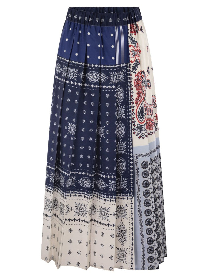 Max Mara Luna - Printed Twill Skirt