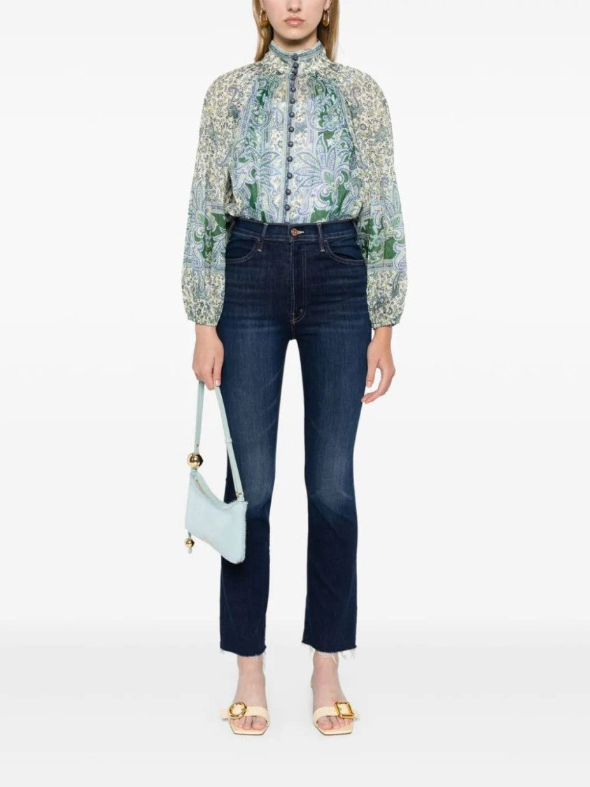 Mother The Hustler Flood Straight-Leg Jeans