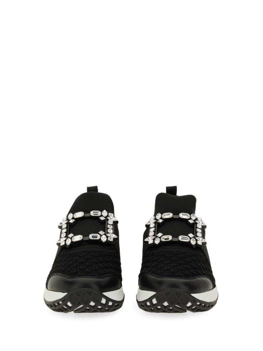 Roger Vivier Viv' Run Fabric Sneaker