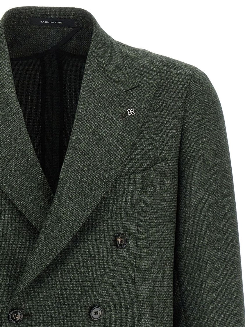 Tagliatore Double Breased Bottoned Blazer Montecarlo