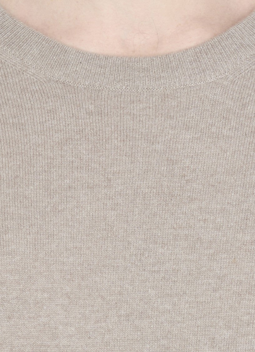 Brunello Cucinelli Beige Cashmere Sweater