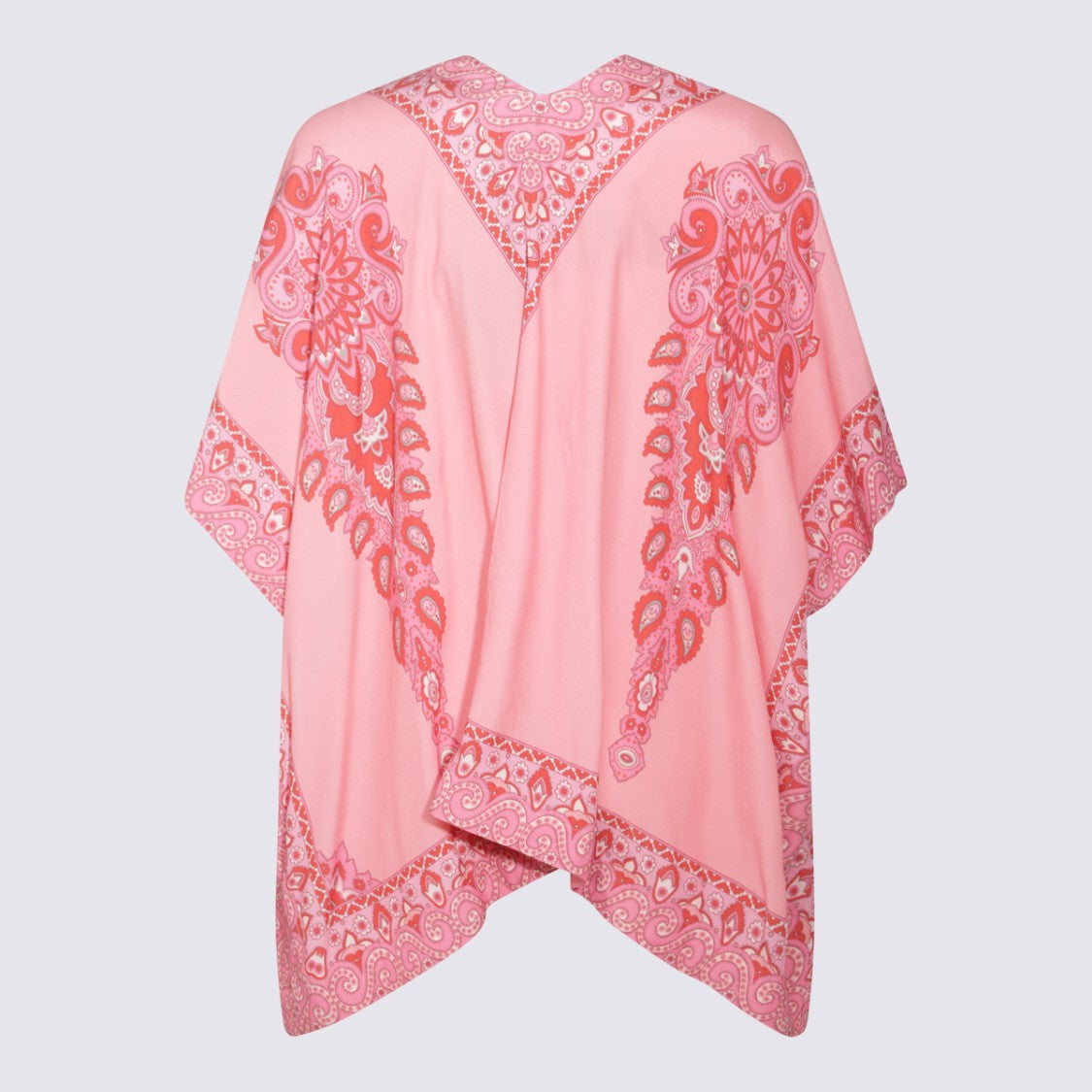 Etro Open-Front Top With Intricate Paisley And Floral Design