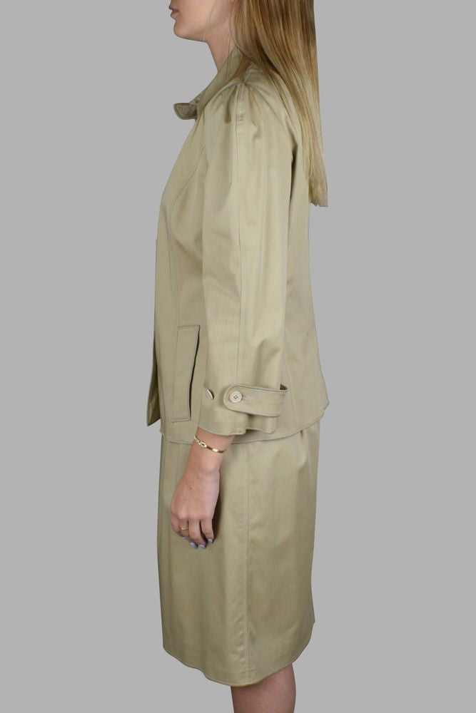 Dolce & Gabbana Beige Tailored Dolce&Gabbana Suit With Structured Silhouette