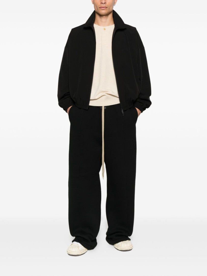 Fear Of God Zip-Up Black Sweatshirt