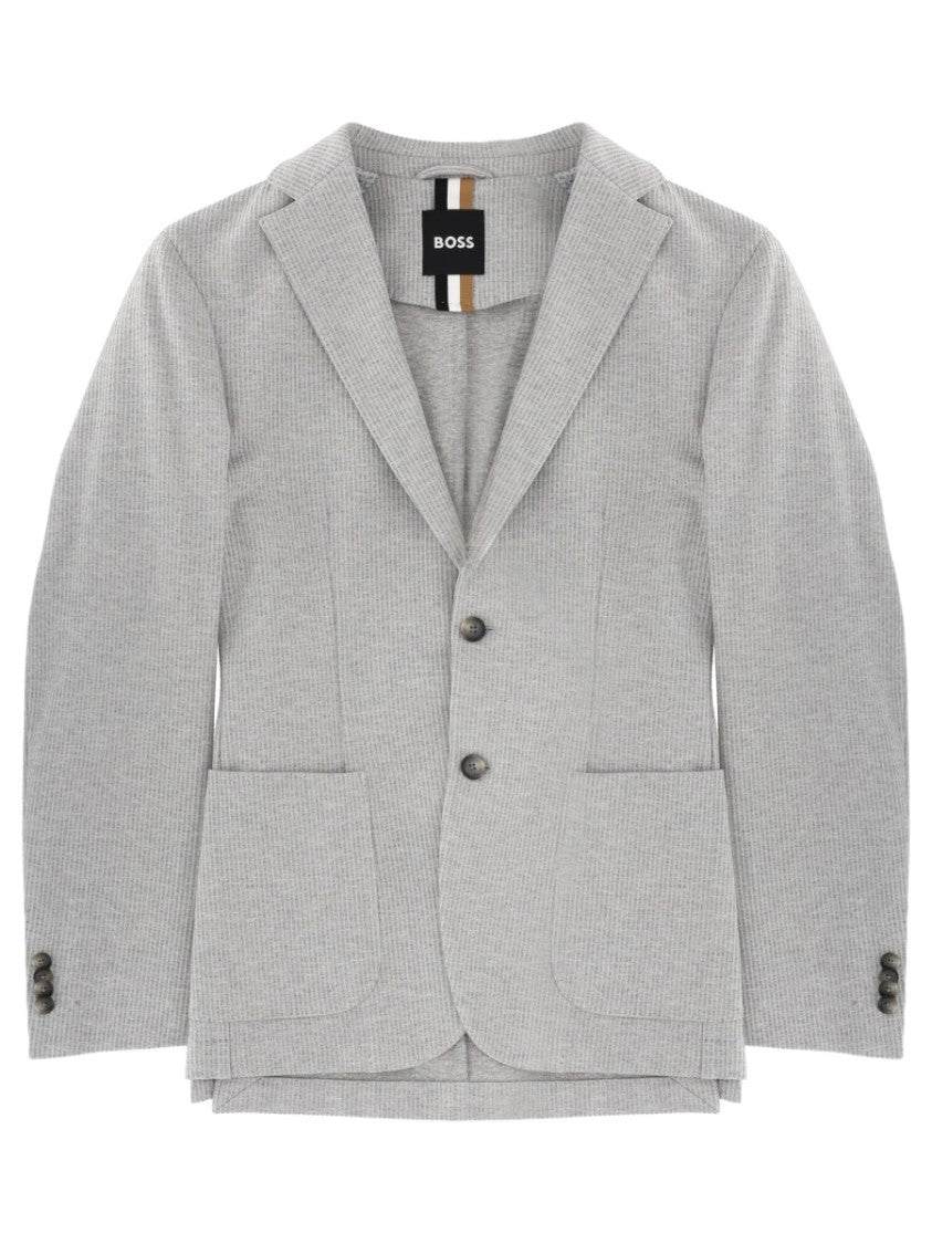 Boss Light Grey Hanry Patch Jacket
