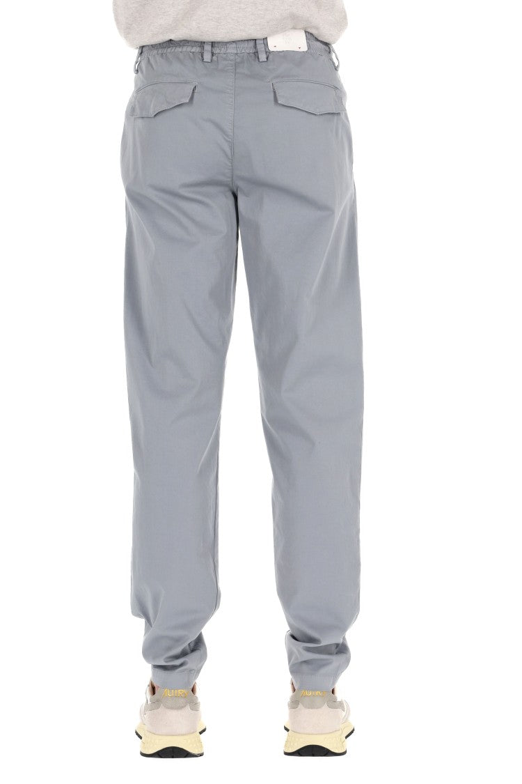 Eleventy Comfort Cotton Drawstring Trousers