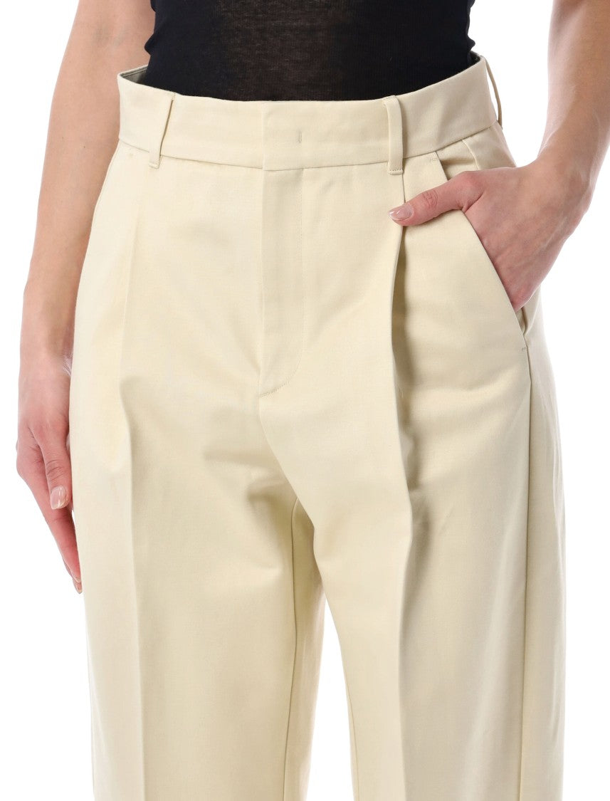 Soeur Graham Textured Organic Cotton Trousers